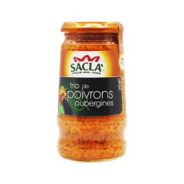 Sốt Ớt Chuông Và Cà Tím Trio De Poivrons & Aubergines Hiệu Saclà 290g