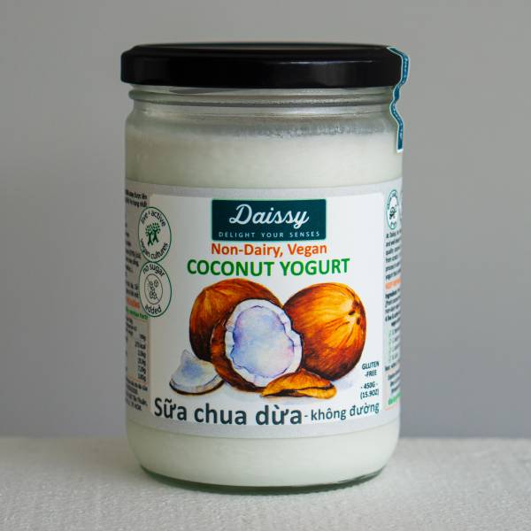 Sữa chua dừa không đường Daissy (450g)