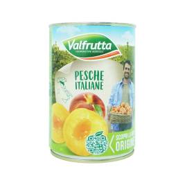 Valfrutta Peaches in Syrup (411g)