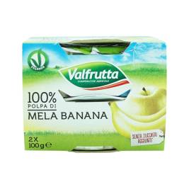 Valfrutta Apple & Banana Puree (2x100g)