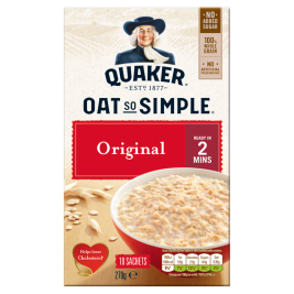 Yến mạch Oat So Simple Original hiệu Quaker (10x27g)