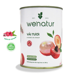 We'natur Canned Lychee (565g)