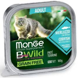 Pate Cá tuyết,tôm,rau củ Monge (100g)