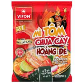 Vifon Imperial Spicy and Sour Shrimp Noodles (100g)