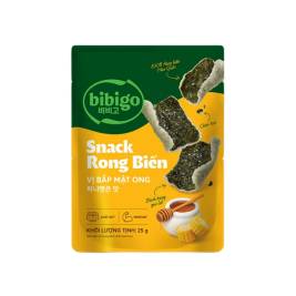 Bibigo Snack Rong Biển Vị Bắp Mật Ong (25g)