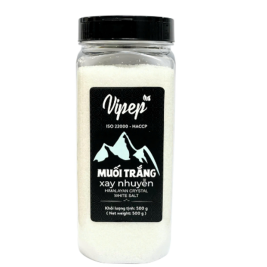 Vipep Himalayan White Salt Finely Ground (500G)