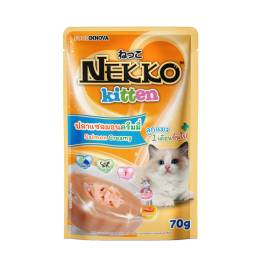 Nekko Kitten Food Salmon Creamy 70g (pouch)