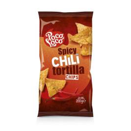 Poco Loco Spicy Chili Tortilla Snack (200g)