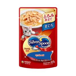 T.ăn Cho Mèo Vị Cá Ngừ Dạng Sốt Silver Spoon (60g)