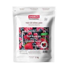 Trái mọng đỏ tổng hợp đông lạnh Andros (1kg)