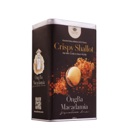 Ông Ba Garlic-Fried Maca Nuts Tin Can (200g)