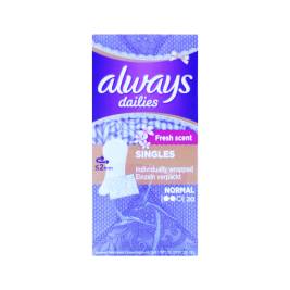 Always Dailies Indiv Pantyliner Fresh x20 (Pc)