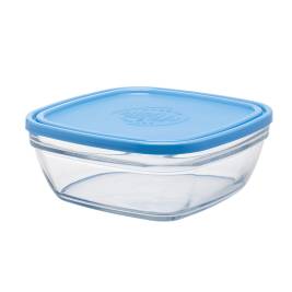 Duralex Square With Blue Lid  300ml