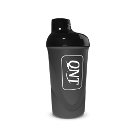 Bình pha protein  đen  hiệu QNT  600ml 