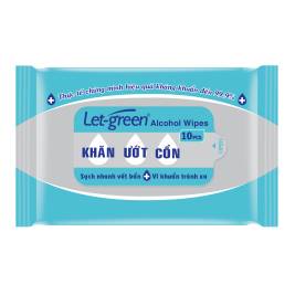 Let Green Khăn ƯớT CồN (10M)