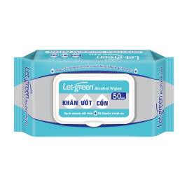 Let Green Khăn ƯớT CồN (50M)