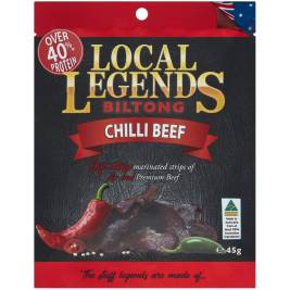 Legends Biltong Chili Beef (45g)