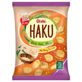 Bánh Gạo Mini Mè Rang Tỏi Giòn (150g)