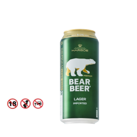 Harboe Bear Beer Premium Lager 5% (500ml)
