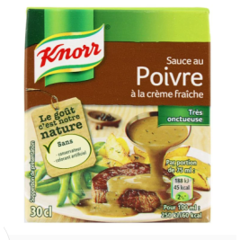 Sốt Kem Vị Tiêu Poivre À La Crème Fraîche Hiệu Knorr 300ml