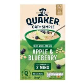 Quaker Oat So Simple Apple & Blueberry (360g)