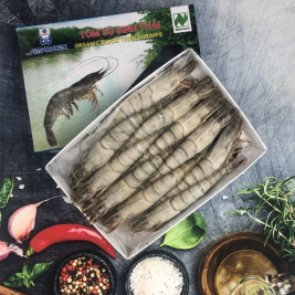 Tôm sú nguyên con sinh thái size 10 SPD (500g)