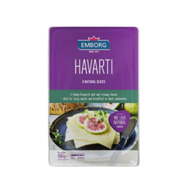 Phô mai lát Havarti hiệu Emborg 150g