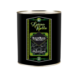 Latino Bella Sliced Black Olives 3kg