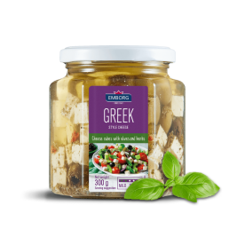 Emborg Greek Style Cheese with Olives & Herbs 300g