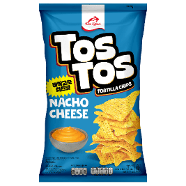 Bánh Tortilla chips vị phô mai Nacho hiệu Tos Tos 145g