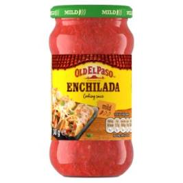 Sốt nêm ít cay Enchiladas Cheesy Baked Mild Cooking Sauce hiệu Old El Paso 340g
