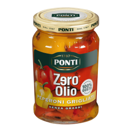 Ớt Chuông Nướng Ngâm Ponti Zero Olio (290g)