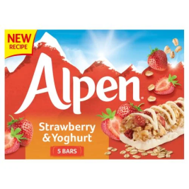 Alpen Strawberry & Yogurt Muesli Bar (5x29g)