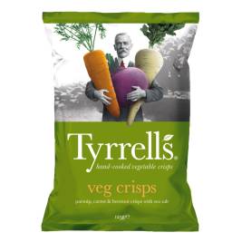 Hỗn hợp rau củ chiên giòn hiệu Tyrrells 125 g