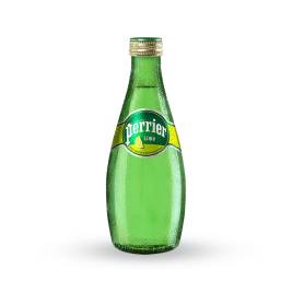 Nước Giải Khát Sản Xuất Từ Nước Khoáng Perrier Hương Chanh Xanh Dạng Chai Thủy Tinh 330 Ml