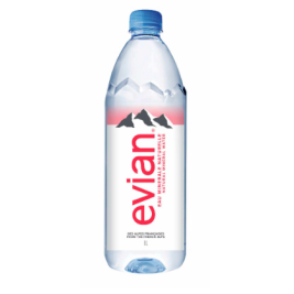 Nước khoáng Evian chai nhựa 100cl