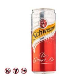 Schweppes Soda Dry Ginger Ale Can (320ml)