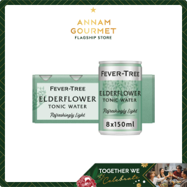 Fever-Tree Light Elderflower Tonic Water (8x150ml)