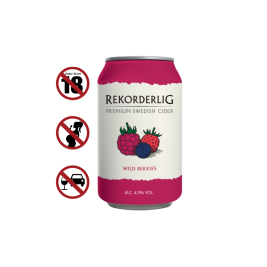 Rekorderlig Wild Berries Cider 4.5% (24x330ml)