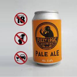 Bia Tươi Pale Ale 5.4% Fuzzy Logic (330Ml)