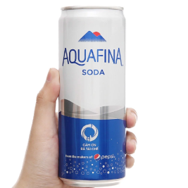 Aquafina Soda Sleek Can ,320ml