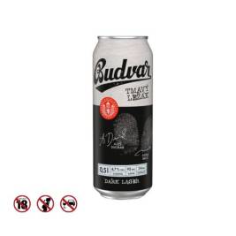 Bia Budweiser Budvar Dark Lon (500Ml)
