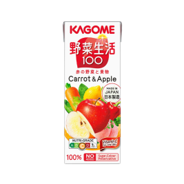 Kagome Yasaiseikatsu 100 Carrot and Apple (200 ml)