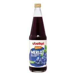 Red Grape Juice Merlot Organic Voelkel Bottle (700ml)