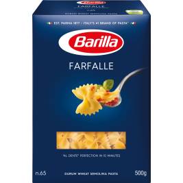 Barilla Pasta Farfalle No.65 – 500g