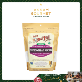 Bột kiều mạch nguyên cám Organic Buckwheat Flour hiệu Bob’s Red Mill 624g
