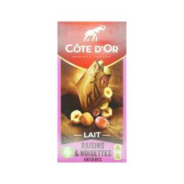 Cote d'Or Milk Choco with Raisins & Hazelnuts (180g)