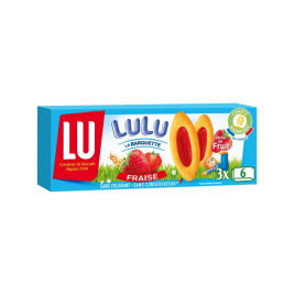 Bánh Quy Vị Dâu Lu Lulu La Barquette Fraise 120g