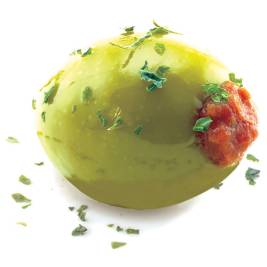 Cast., Green, Olives, Stuffed, Tomatoes, (g)