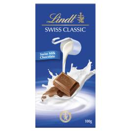 Lindt Tablet Swiss Classic Milk 100g